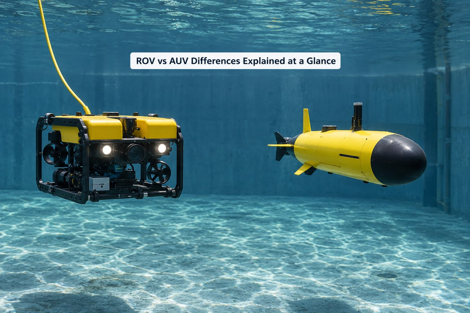 ROV vs AUV Differences Explained at a Glance