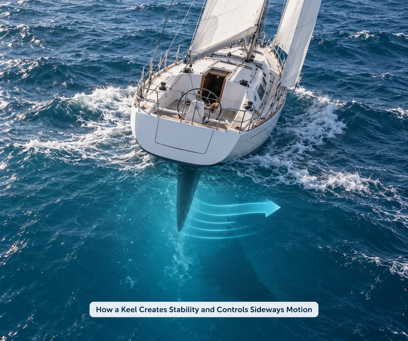 How a Keel Creates Stability and Controls Sideways Motion