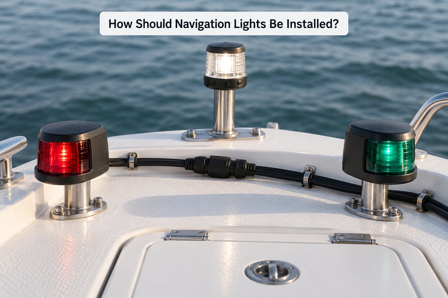 How Should Navigation Lights Be Installed?